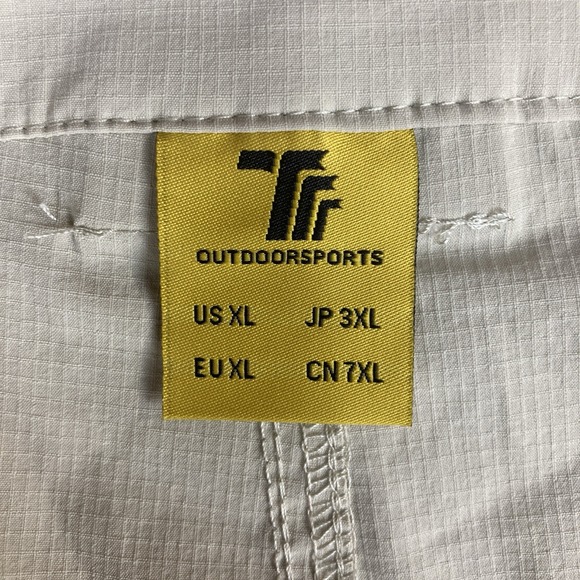 TBY Pants Mens Size XL Ivory Hiking Ripstop Stretch Travel Together With You‎ - Picture 15 of 16